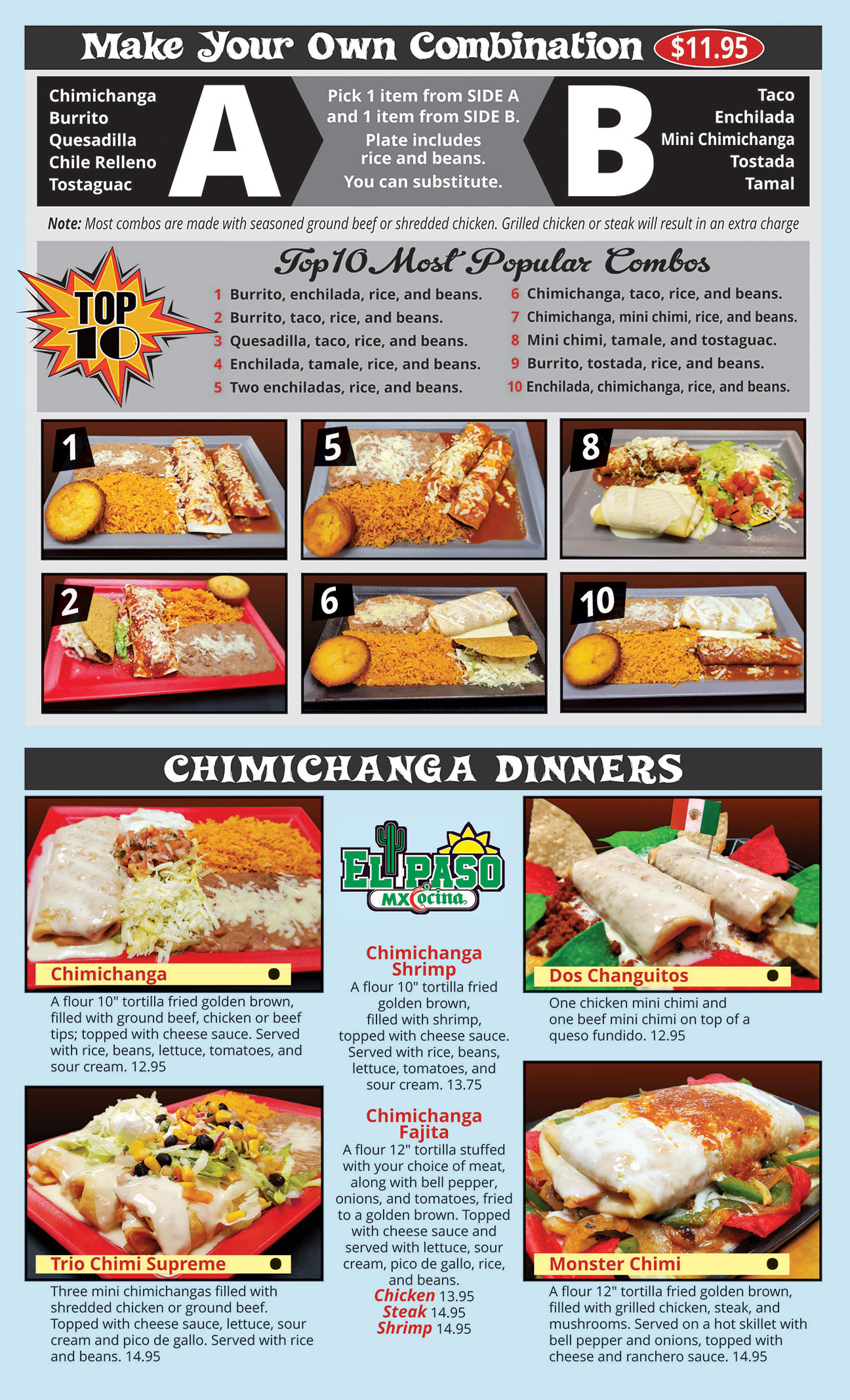 El Paso MX Cocina-menu page 2