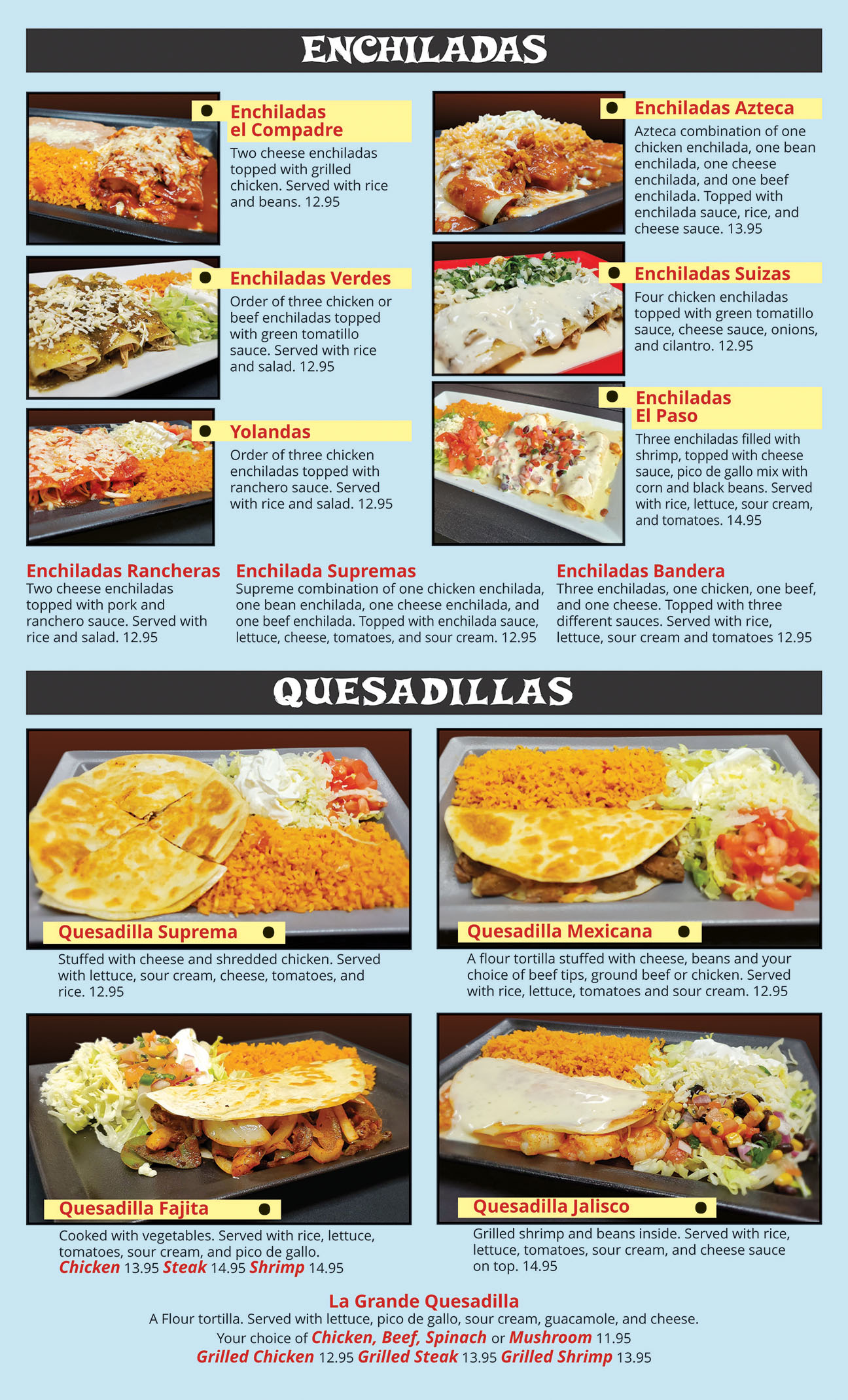 El Paso MX Cocina-menu page 5