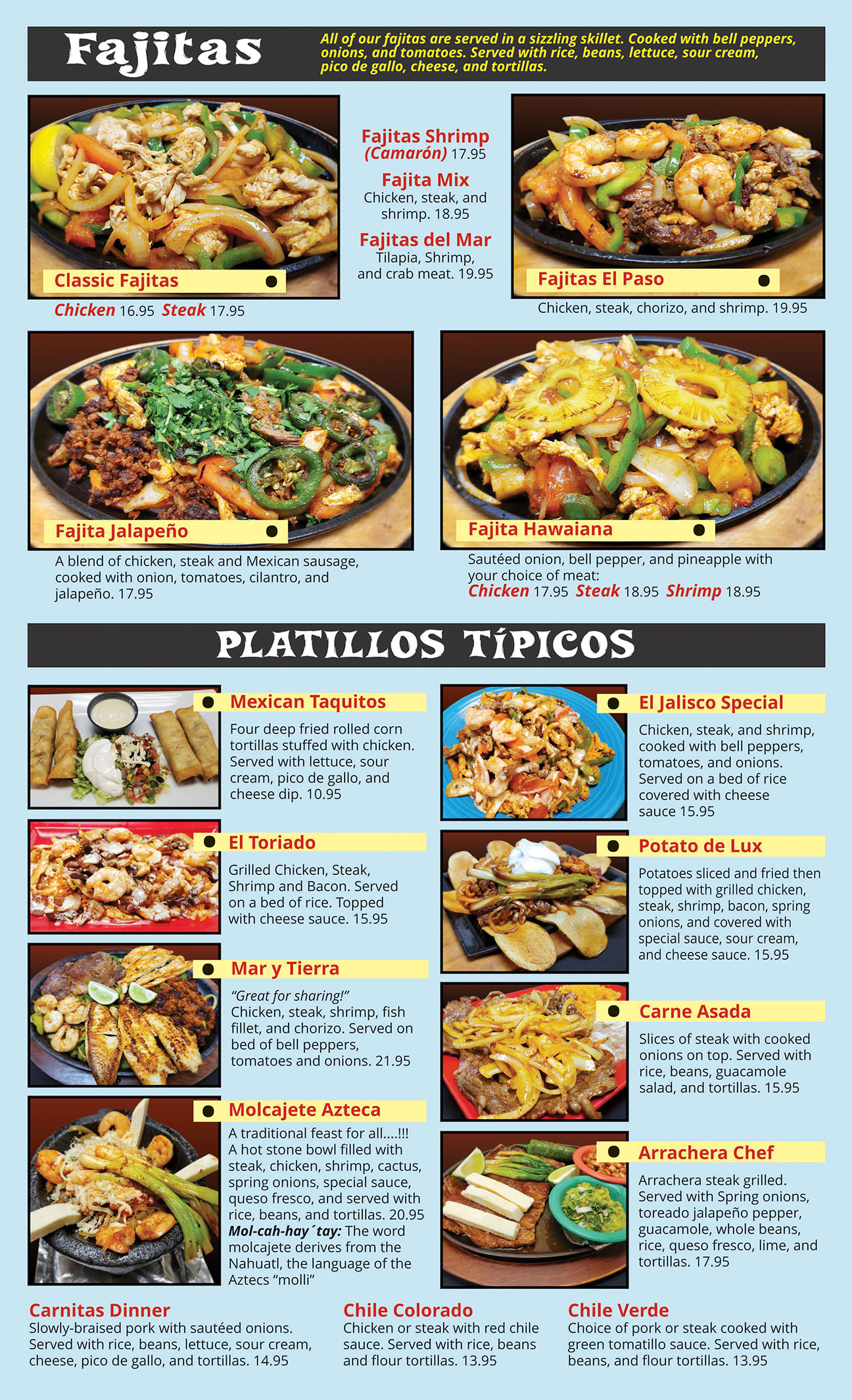 El Paso MX Cocina-menu page 7