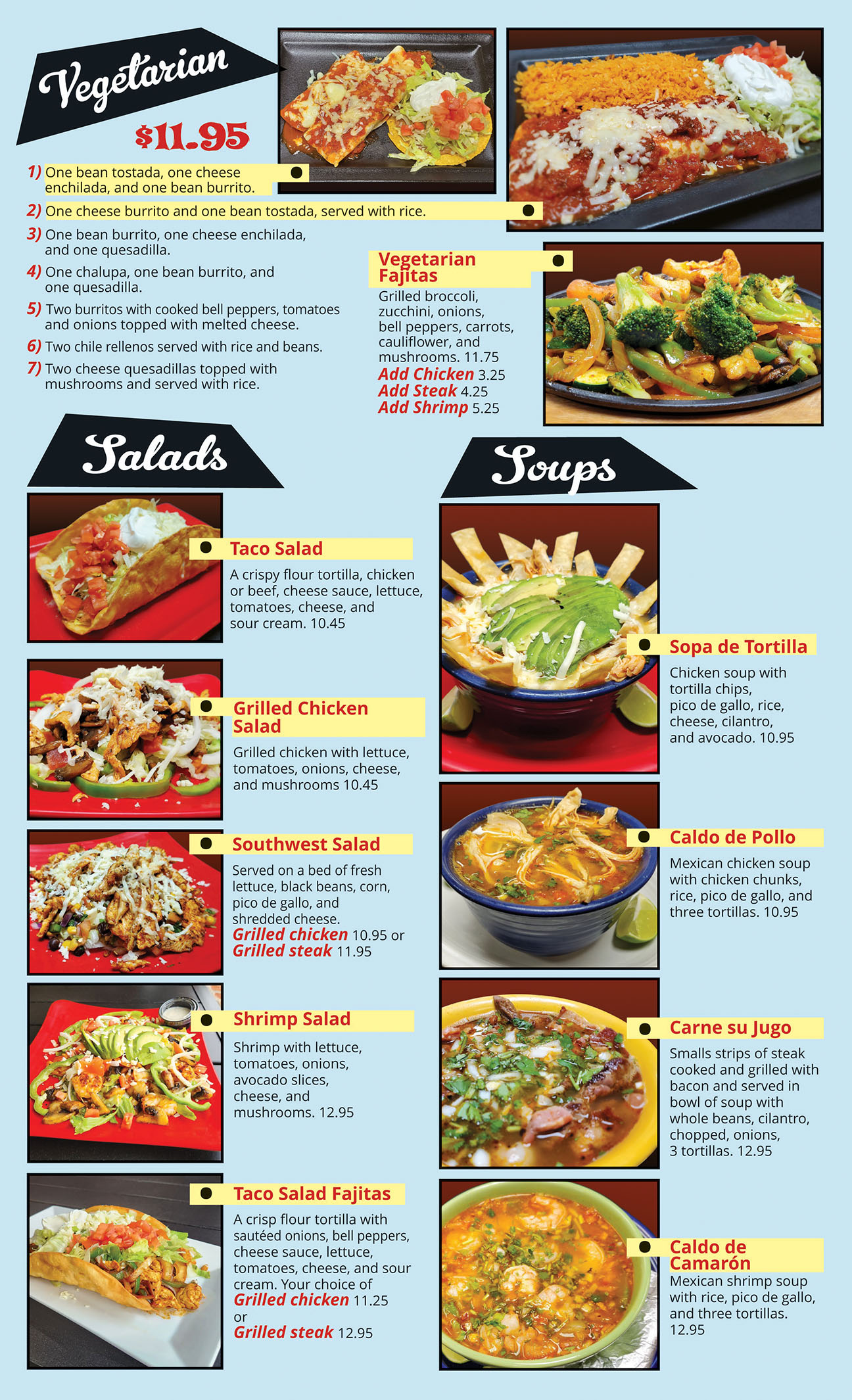 El Paso MX Cocina-menu page 8