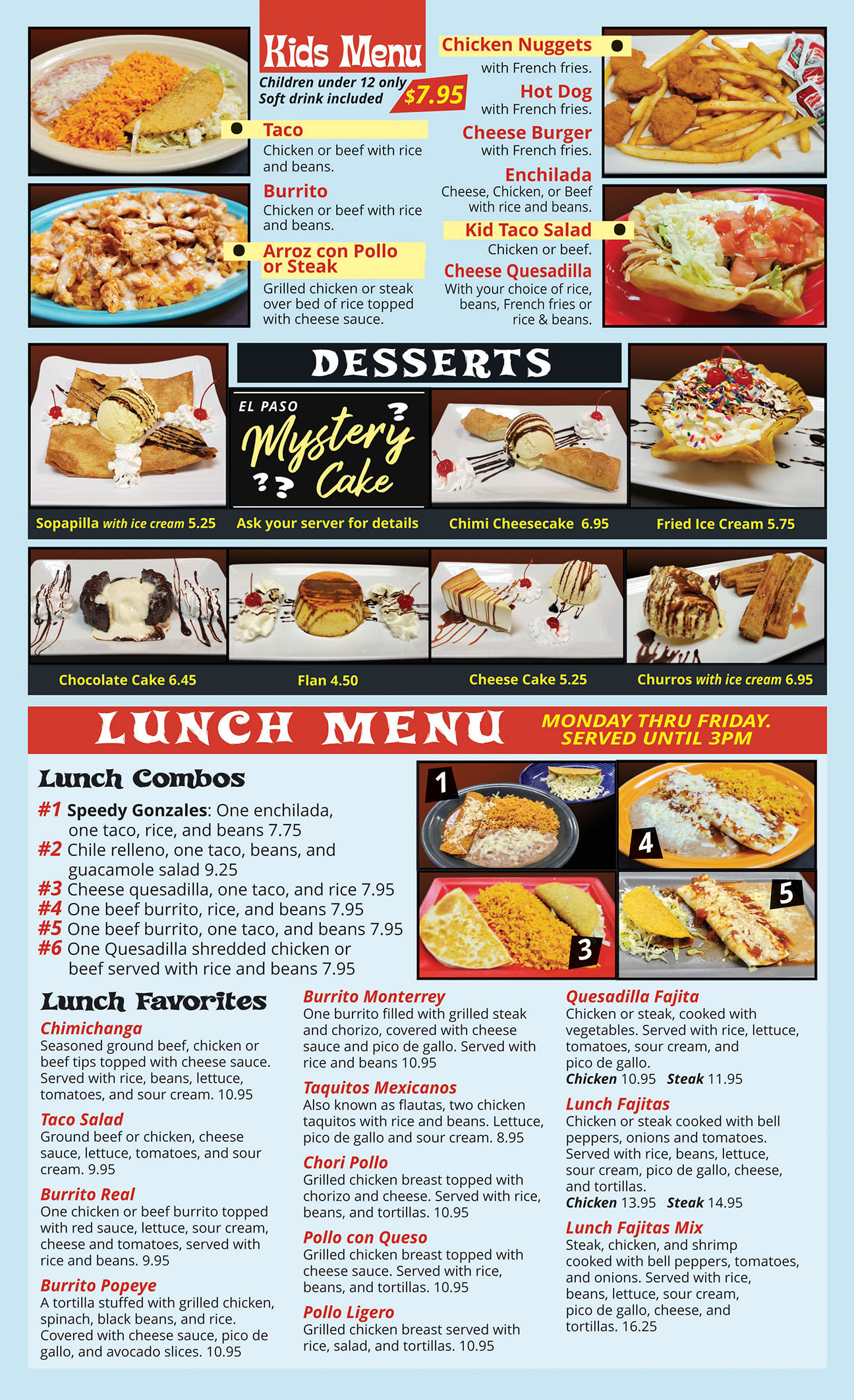 El Paso MX Cocina-menu page 9